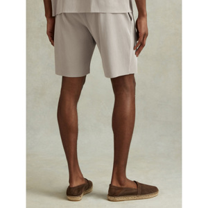 REISS CONOR Ribbed Elasticated Waist Shorts